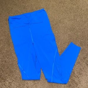 Neon Blue Lululemon Leggings